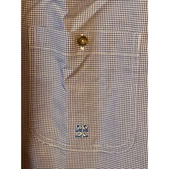 Mens TWENTYX By Wrangler Jean Co Blue Gingham Button-Up Shirt S - Picture 7 of 10